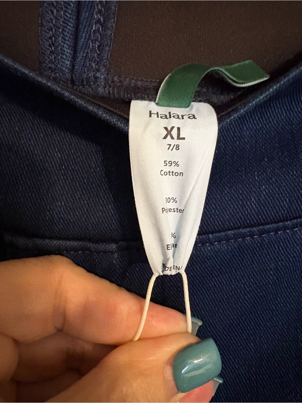 HALARA Navy Blue Pull-On Jeggings - Picture 3 of 4